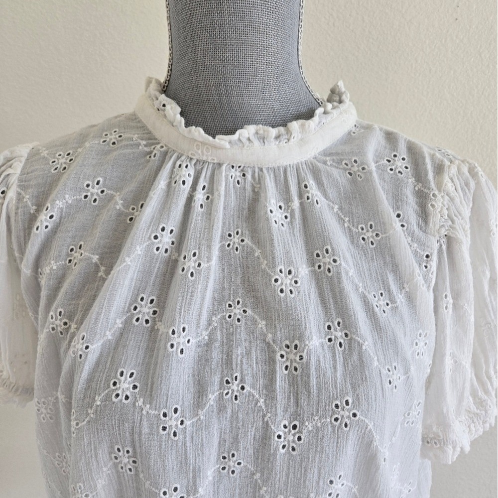 Free People Letters To Juliet Top in White size XS - Picture 5 of 16